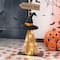 Glitzhome® 42" Lighted Halloween Witch's Broom Porch Décor with Timer
